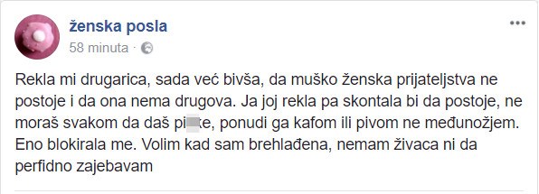 Rekla joj je da muško-ženska prijateljstva ne postoje, a onda je dobila odgovor kojem se nije nadala