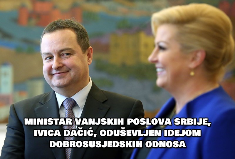 Dačić očima gutao Kolindu: Što vam govori njegov šeretski osmijeh?