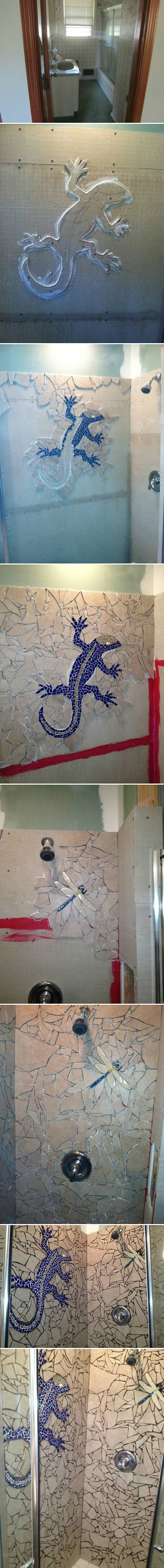 SAM SVOJ MAJSTOR Nije htio plaćati skupe pločice za tuš pa je uzeo ostatak razbijenih i oduševio obitelj!