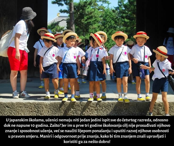 Zašto djeca u Japanu u školi nemaju ispite?