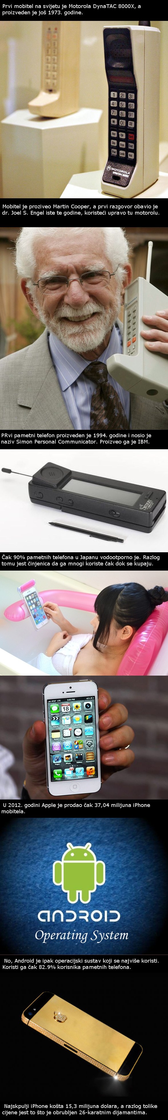Nekoliko činjenica o mobitelima koje će vas iznenaditi