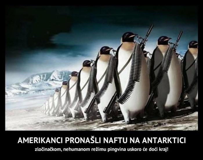 Amerika uvodi demokraciju na zločinačku Antarktiku