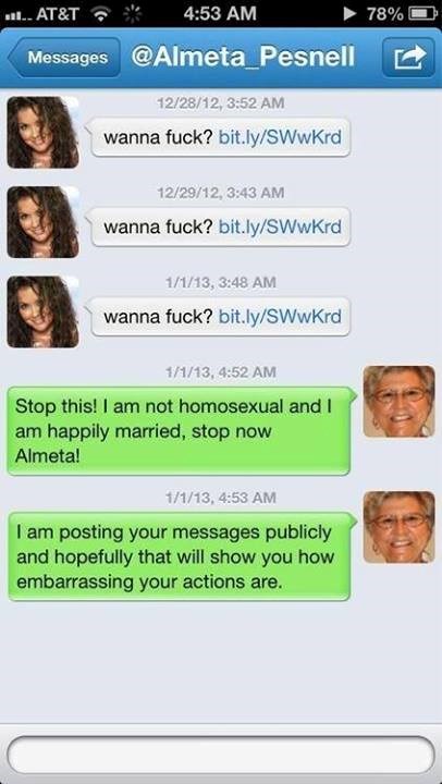 Baka odbila cyberseks