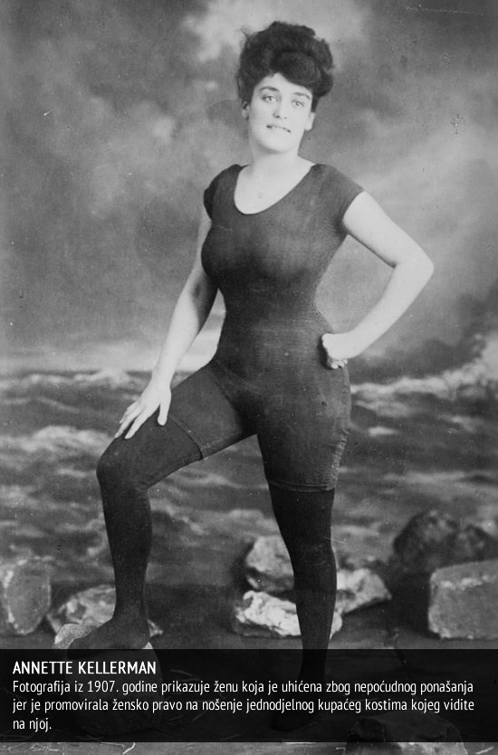 Žena uhićena zbog jednodjelnog badića: Besramnica!