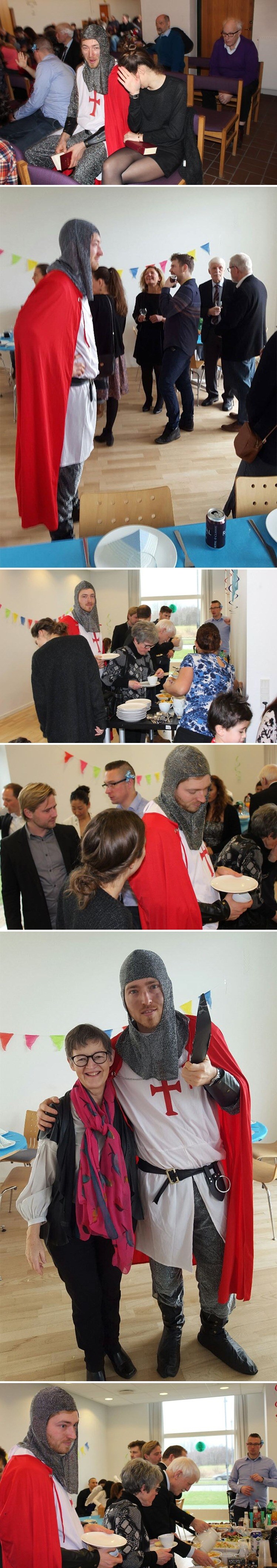 Muškarac uvjerio prijatelja da je krštenje njegovog djeteta zapravo zabava s kostimima, pogledajte u čemu je došao!