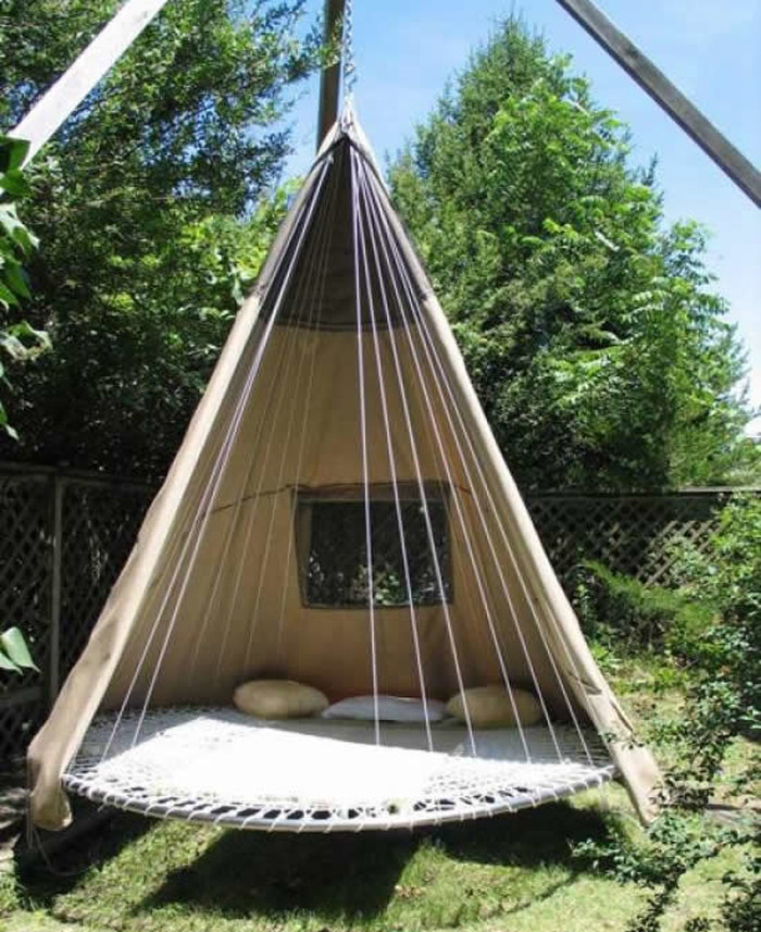 Reciklirani trampolin postao superudoba ležaljka