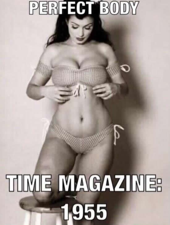 Savršeno žensko tijelo po standardima iz 1955.