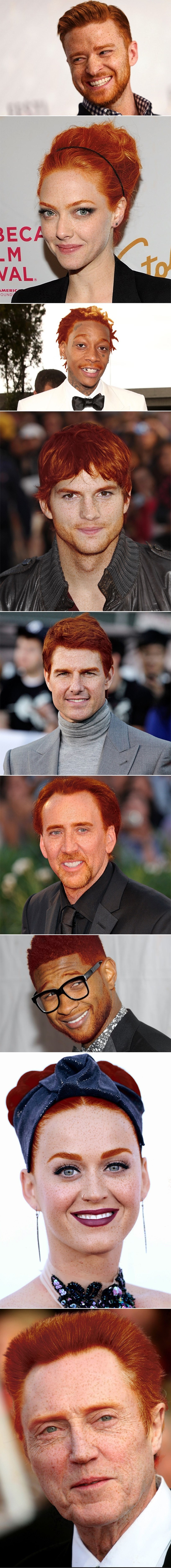 Što da su slavne face crvenokose i pjegave?