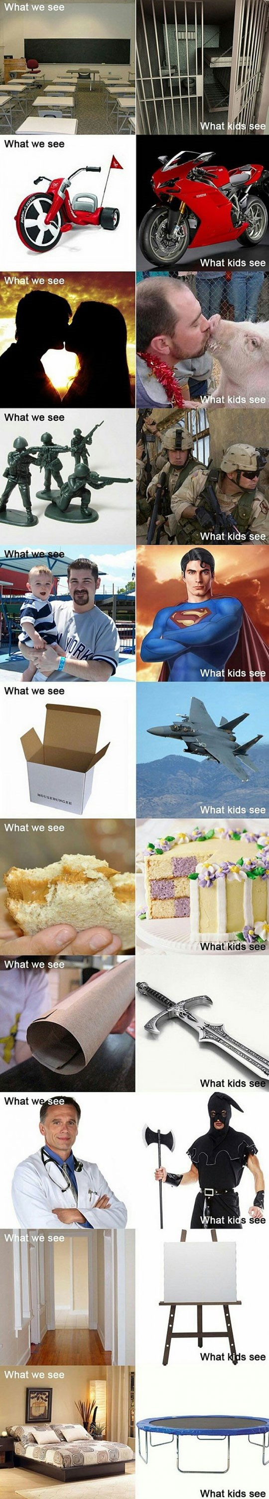 Djeca i odrasli svijet vide na potpuno drugačiji način i ova galerija to dokazuje