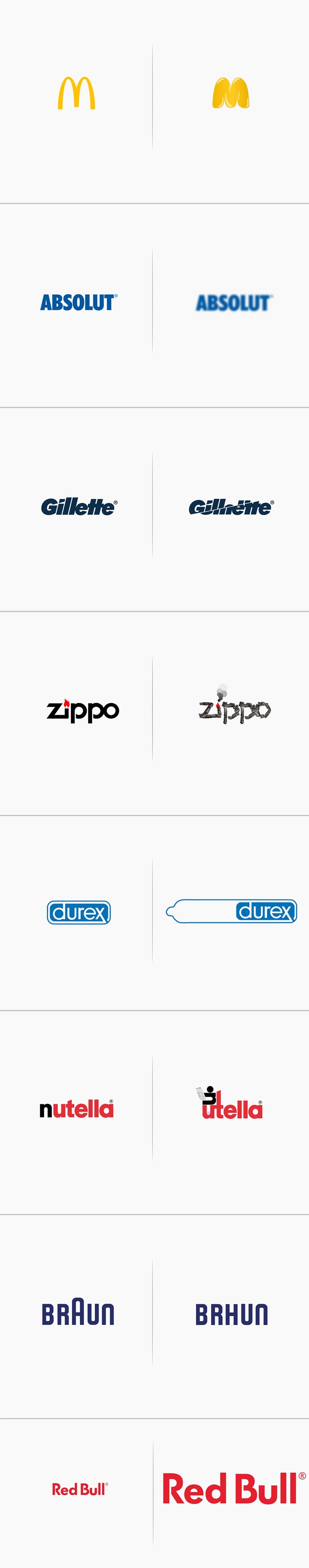 Možete li otkriti što ne valja s ovim logotipima?