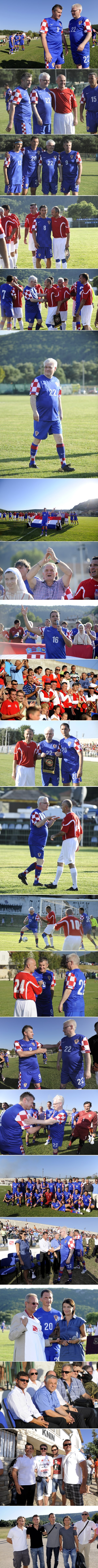 Josipović i Šuker zaigrali nogomet na humanitarki u Kninu