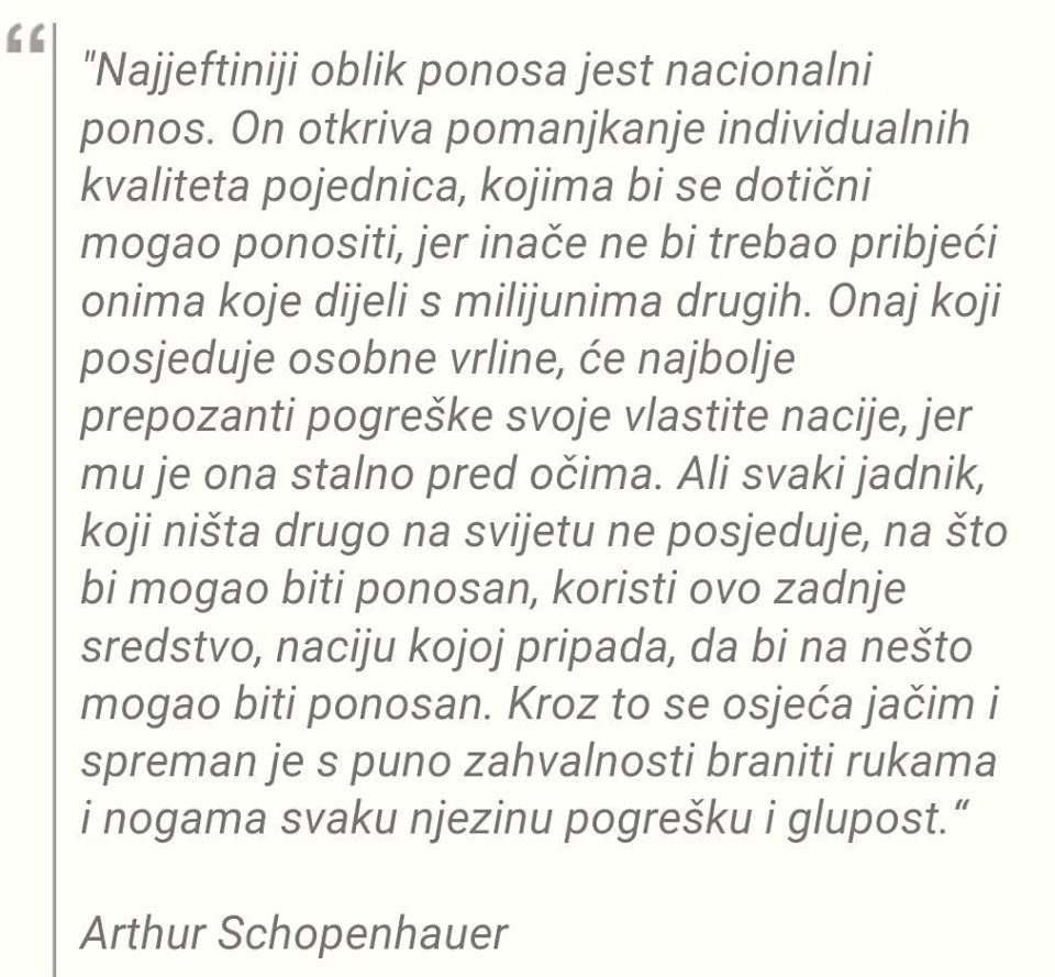 Slažete se s ovom definicijom nacionalizma?