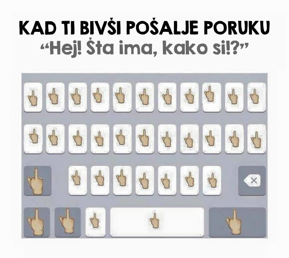 Dizajnirana tipkovnica za pisanje bivšima