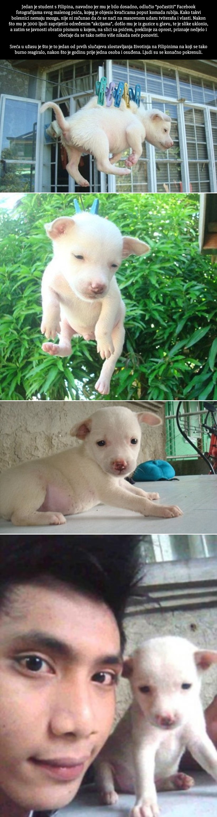 Galerija: Monstrum zlostavljao psa, ljudi ga natjerali u plač!