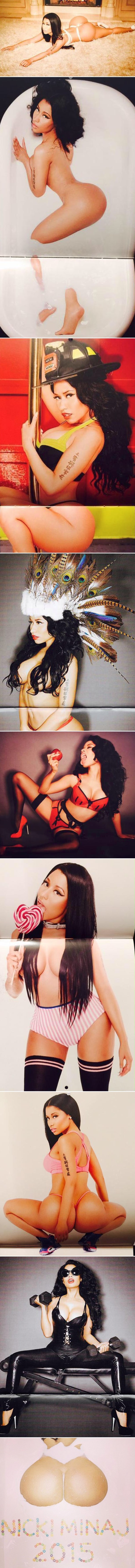 Galerija: Nicki Minaj ide do kraja za novi kalendar