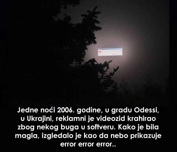 Nebo s greškom