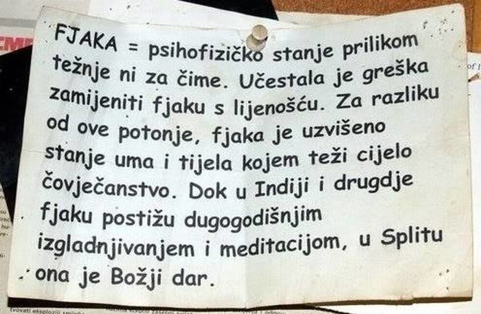 Fjaka je božji dar i uzvišeno stanje uma