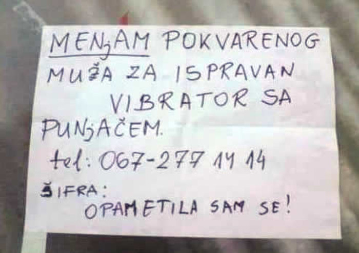 Mijenja muža za vibrator, varao je s "Desankom"