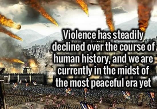 Živimo u najmirnijem dobu u povijesti?