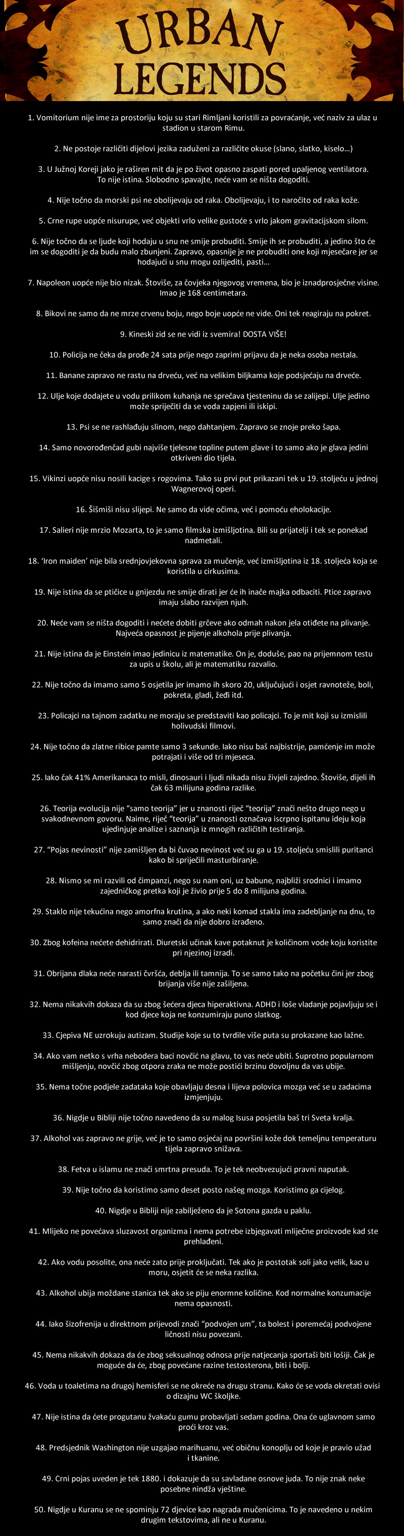 U ove GLUPOSTI svi vjeruju, a totalno su KRIVE!