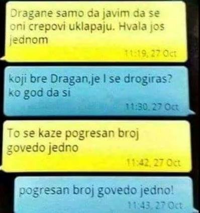 Poslao je poruku na krivi broj i dobio odgovor kojem se nije nadao