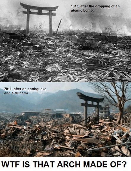 Neuništivi luk ponosno stoji i nakon najvećih katastrofa