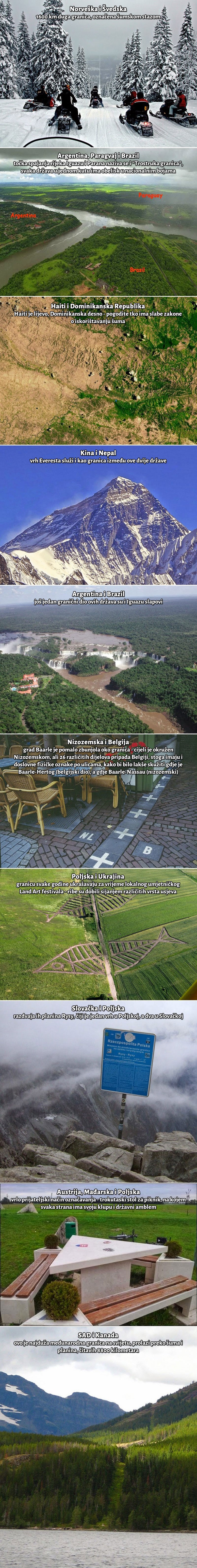 Galerija: Kako izgledaju granice između zemalja svijeta?