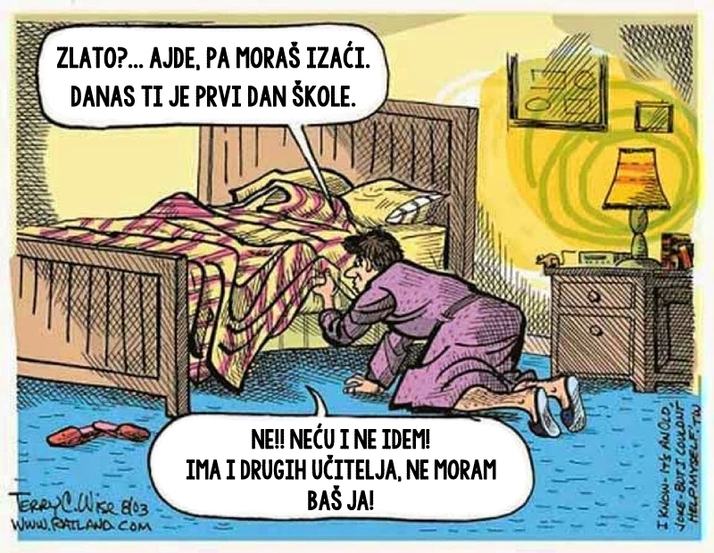 Prvi dan škole - za učitelje
