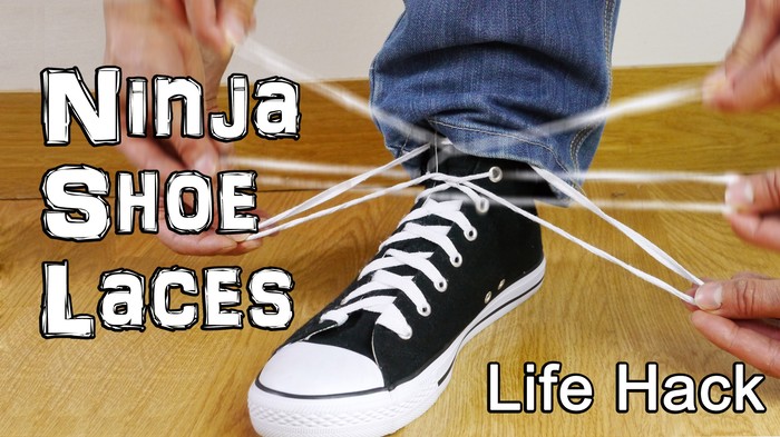 Veži tenisice "nindža stilom"! Kako za ovo prije nismo znali!?