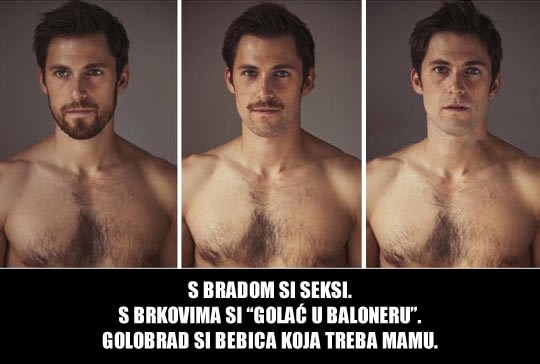 Kako brade utječu na izgled muškarca