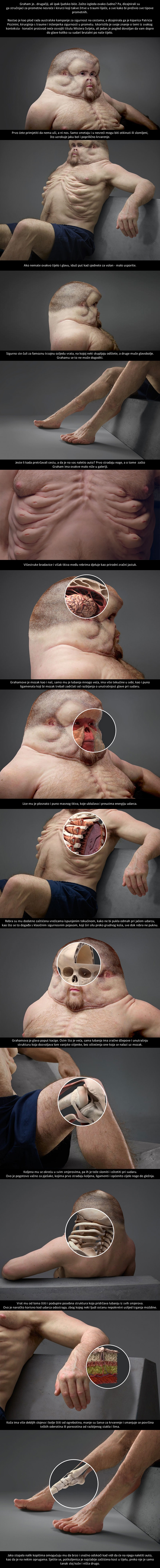 Upoznajte Grahama, jedino ljudsko biće koje može preživjeti svaki sudar