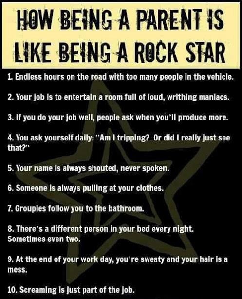 Roditelji su kao rock zvijezde