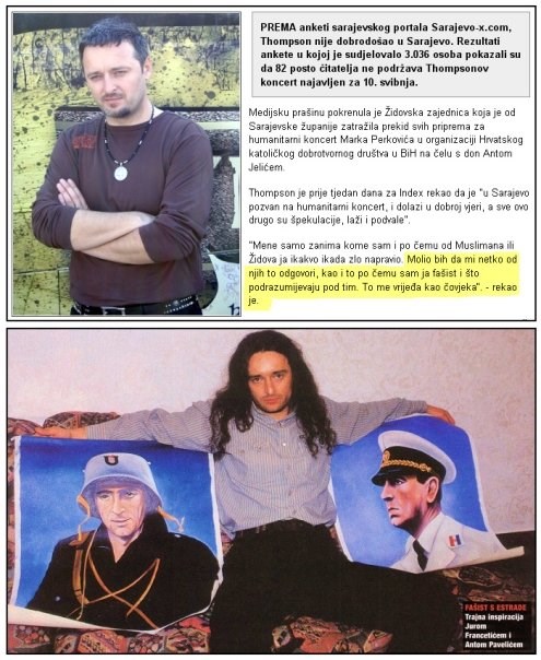 Thompson nije ustašoid!