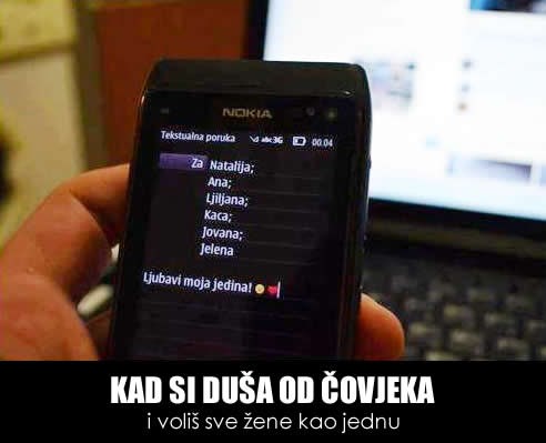 Pravi muškarac ima previše ljubavi za samo jednu ženu