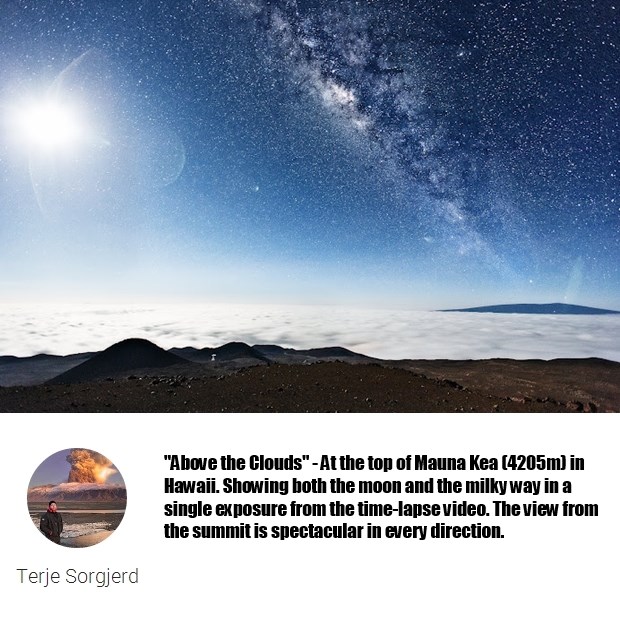 Ovako Mliječna staza izgleda s Havaja