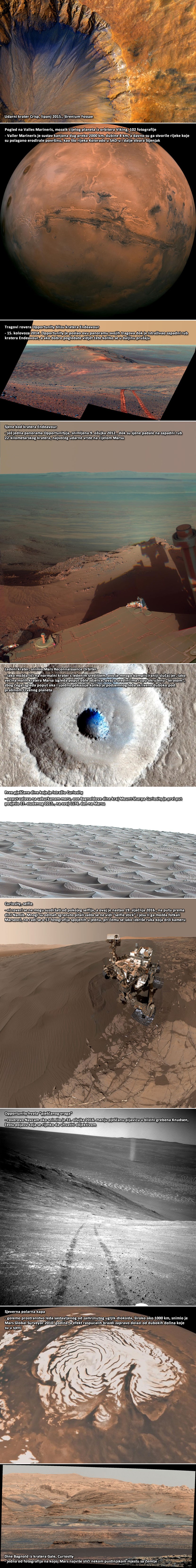 TOP 10 najboljih fotki Marsa