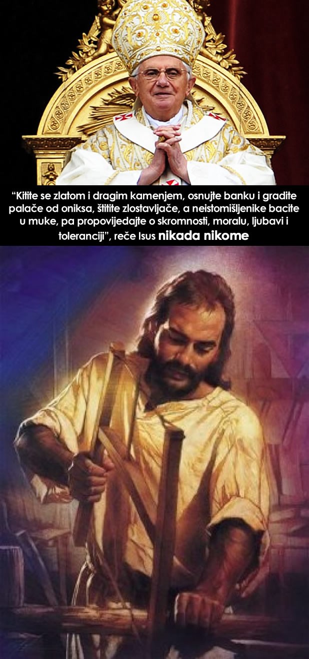 Crkva nema veze s Isusom?