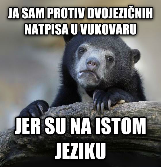 Dvojezične ploče u Vukovaru su besmislica!