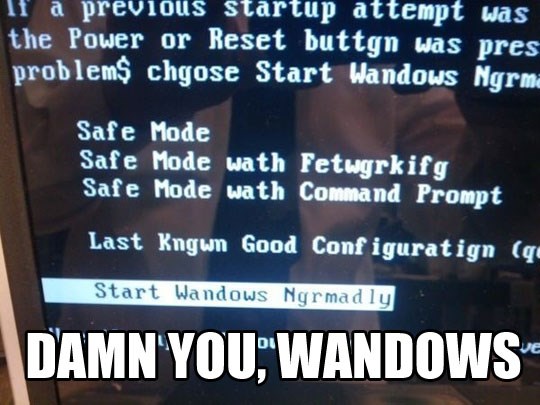 Windowsi se napili k'o zemlja, ne mogu se ni dignuti