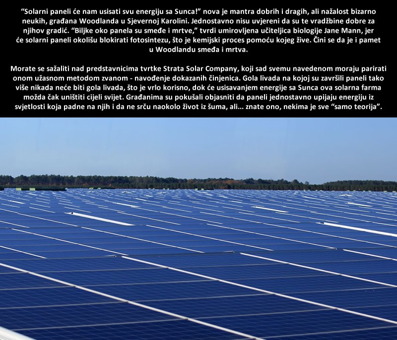 Američki gradić odbio solarne panele, boje se da će im "usisati svu energiju sa Sunca"