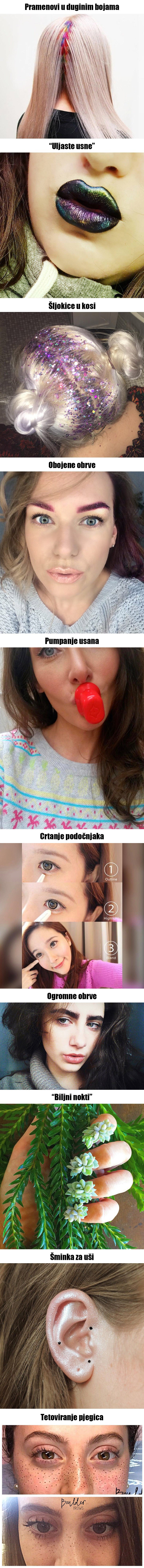 Deset čudnih kozmetičkih trendova za koje se većina slaže da se protive zdravom razumu