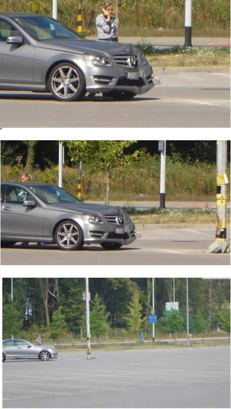 Razbila skupog Merđu na ogromnom, praznom parkingu