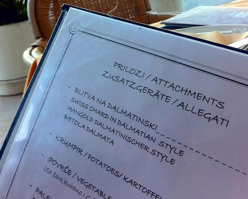 Hrvatski restoran uveo Google meni