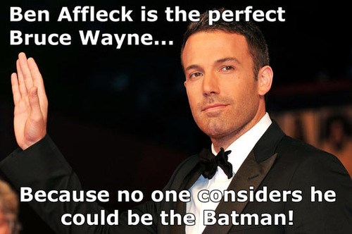 Ben Affleck savršen za ulogu Brucea Waynea