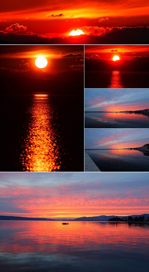 Čarobni suton nad Kaštelima