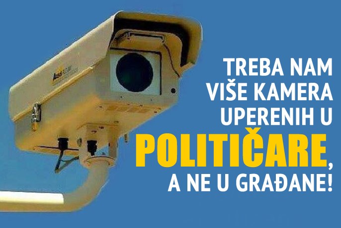 Da kamerama, ali za prave lopine!