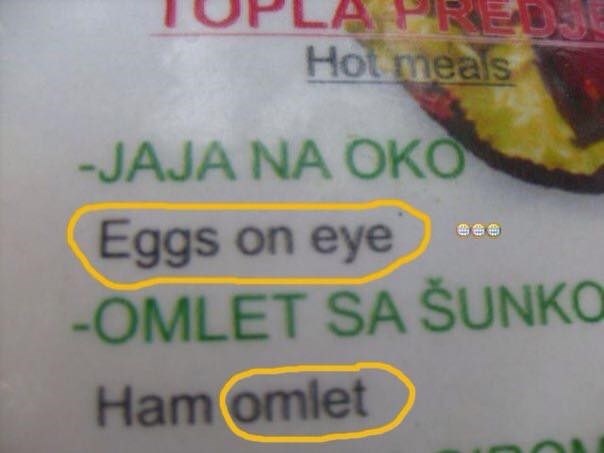 Debilni prijevod kao poslastica stranom gostu