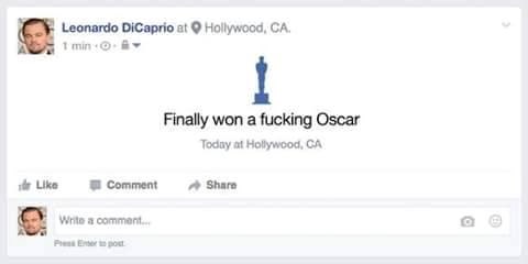 Facebook se ruga Leonardu DiCapriu