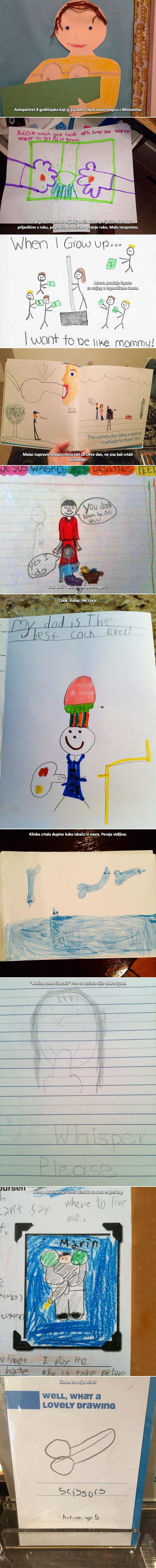 TOP 10 nevinih dječjih crteža koji izgledaju kao nešto jako prosto