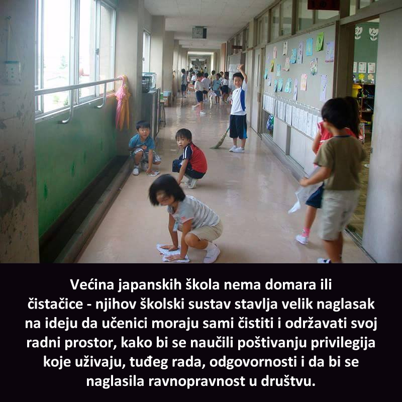 Zašto japanske škole nemaju čistačice?